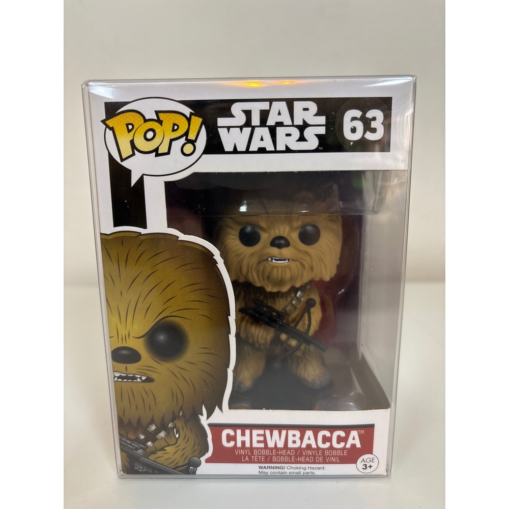Funko Pop Star Wars Chewbacca 63 Vinyl Bobble Head Figure New in Box